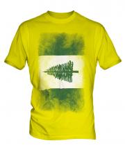 Norfolk Island Faded Flag Mens T-Shirt