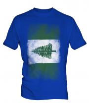 Norfolk Island Faded Flag Mens T-Shirt