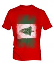 Norfolk Island Faded Flag Mens T-Shirt