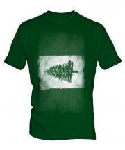 Norfolk Island Faded Flag Mens T-Shirt