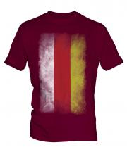 North Ossetia Faded Flag Mens T-Shirt