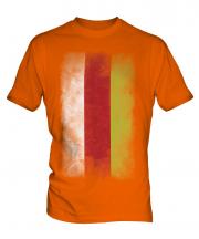 North Ossetia Faded Flag Mens T-Shirt