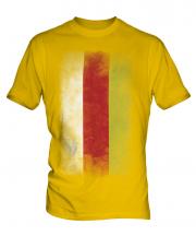North Ossetia Faded Flag Mens T-Shirt