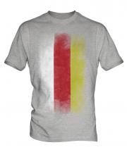 North Ossetia Faded Flag Mens T-Shirt
