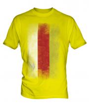 North Ossetia Faded Flag Mens T-Shirt