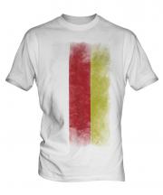 North Ossetia Faded Flag Mens T-Shirt
