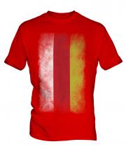 North Ossetia Faded Flag Mens T-Shirt