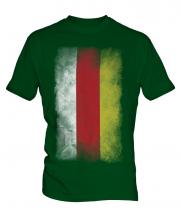 North Ossetia Faded Flag Mens T-Shirt