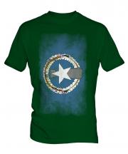 Northern Mariana Islands Faded Flag Mens T-Shirt