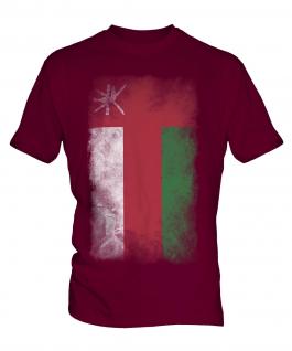 Oman Faded Flag Mens T-Shirt