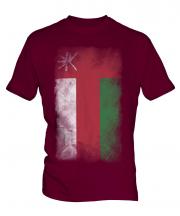 Oman Faded Flag Mens T-Shirt