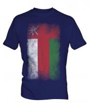 Oman Faded Flag Mens T-Shirt