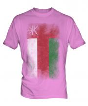 Oman Faded Flag Mens T-Shirt