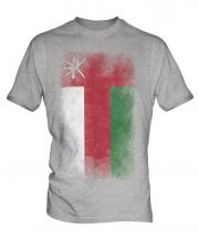 Oman Faded Flag Mens T-Shirt