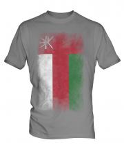 Oman Faded Flag Mens T-Shirt