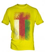Oman Faded Flag Mens T-Shirt