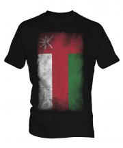 Oman Faded Flag Mens T-Shirt