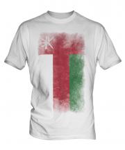 Oman Faded Flag Mens T-Shirt
