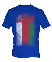Oman Faded Flag Mens T-Shirt