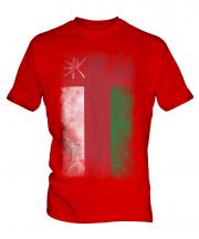 Oman Faded Flag Mens T-Shirt