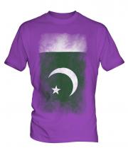 Pakistan Faded Flag Mens T-Shirt