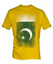 Pakistan Faded Flag Mens T-Shirt