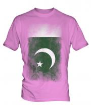Pakistan Faded Flag Mens T-Shirt
