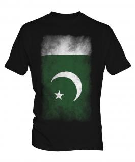 Pakistan Faded Flag Mens T-Shirt
