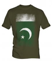 Pakistan Faded Flag Mens T-Shirt