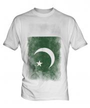 Pakistan Faded Flag Mens T-Shirt