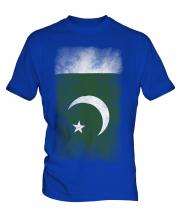 Pakistan Faded Flag Mens T-Shirt