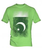 Pakistan Faded Flag Mens T-Shirt