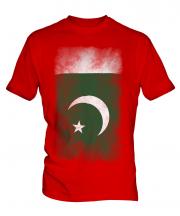 Pakistan Faded Flag Mens T-Shirt