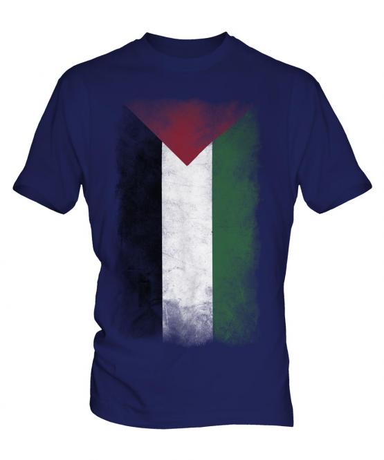 Palestine Faded Flag Mens T-Shirt