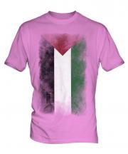 Palestine Faded Flag Mens T-Shirt