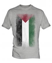 Palestine Faded Flag Mens T-Shirt