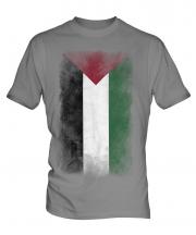 Palestine Faded Flag Mens T-Shirt