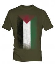 Palestine Faded Flag Mens T-Shirt