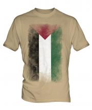 Palestine Faded Flag Mens T-Shirt