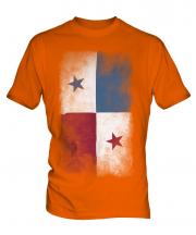 Panama Faded Flag Mens T-Shirt