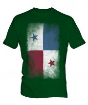Panama Faded Flag Mens T-Shirt