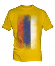 Republika Srpska Faded Flag Mens T-Shirt