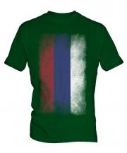 Republika Srpska Faded Flag Mens T-Shirt