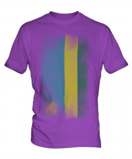 Rwanda Faded Flag Mens T-Shirt