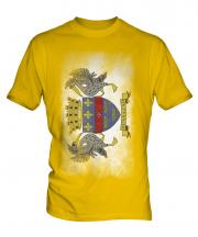 Saint Barthelemy Faded Flag Mens T-Shirt