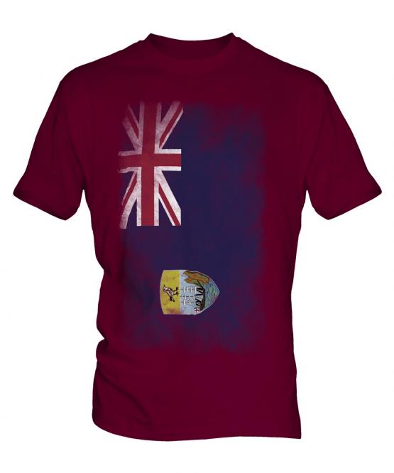 Saint Helena Faded Flag Mens T-Shirt