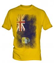 Saint Helena Faded Flag Mens T-Shirt