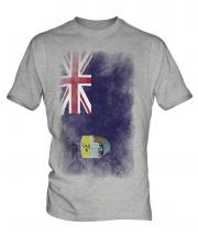 Saint Helena Faded Flag Mens T-Shirt