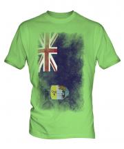 Saint Helena Faded Flag Mens T-Shirt