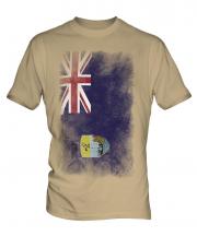 Saint Helena Faded Flag Mens T-Shirt